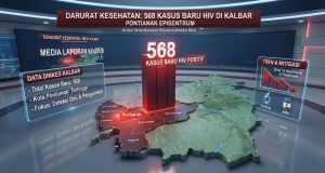 DARURAT KESEHATAN: Dinkes Kalbar Ungkap 568 Kasus Baru HIV, Pontianak Jadi Episentrum!
