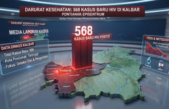 DARURAT KESEHATAN: Dinkes Kalbar Ungkap 568 Kasus Baru HIV, Pontianak Jadi Episentrum!
