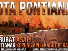 Pontianak Terkepung Kabut Asap Karhutla, Peringatan Bahaya Masih Nihil