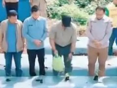 Dukung Penguatan Sektor Pangan Kadis Perkim Sukabumi Sendi Apriadi Dampingi Wabup Tanam Perdana Masyarakat Petani di Desa Sudajaya girang