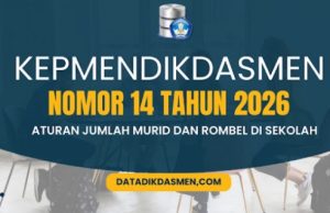 Permendikdasmen Atur Jumlah Rombel,Ciptakan Suasana dan Kualitas Pembelajaran