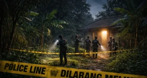 Mayat Tanpa Identitas Dengan Kondisi Tidak Utuh Lagi di Temukan Warga Diarea Perkebunan Jati