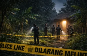 Mayat Tanpa Identitas Dengan Kondisi Tidak Utuh Lagi di Temukan Warga Diarea Perkebunan Jati