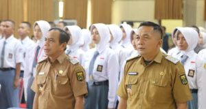 Dinas Pendidikan Sukabumi Adakan Diklat Paskibra Bentuk Karakter Pelajar