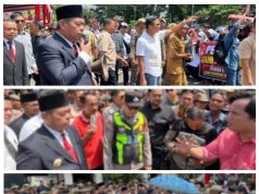 Bupati Lahat Bursah Zarnubi Temui Massa Aksi Sengketa Lahan Banjarsari
