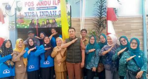 Lurah Palumbonsari Monitoring Posyandu Serentak Ke Setiap Lingkungan