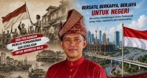 Ketua DPD BPM Kota Pontianak Agus Chanigia Himbau Anggota,Simpatisan BPM dan Masyarakat Pasang Bendera Merah Putih Sambut HUT Ke-81 RI