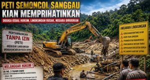 PETI di Semoncol Sanggau Kian Mengkhawatirkan, GWI Kalbar Desak Penindakan hingga Tingkat Pusat