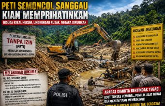 PETI di Semoncol Sanggau Kian Mengkhawatirkan, GWI Kalbar Desak Penindakan hingga Tingkat Pusat