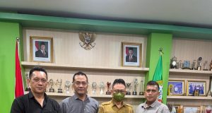Silaturahmi ke Wali Kota Pontianak, Ketua DPD BPM Kota Pontianak Agus Chanigia Perkuat Sinergi untuk Kemajuan Kota