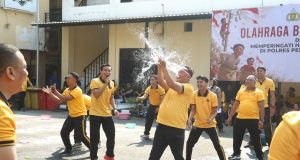 Semarak HUT ke-81 Kemerdekaan RI, Polres Tanjung Perak Gelar Olahraga dan Lomba Khas Agustusan