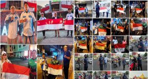 Semarakkan HUT RI Ke-81, PPWI DPC Kota Manado Gelar Aksi Berbagi Merah Putih