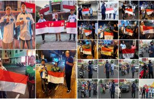 Semarakkan HUT RI Ke-81, PPWI DPC Kota Manado Gelar Aksi Berbagi Merah Putih