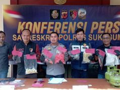 Satreskrim Polres Sukabumi Ciduk dua Pria yang Diduga Jalankan Bisnis LPG Oplosan Bersubsidi