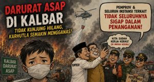 Asap Tak Kunjung Hilang, Karhutla Kalbar Kian Mengkhawatirkan