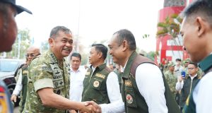 Ribuan Satlinmas dari Penjuru Indonesia Padati Jakabaring