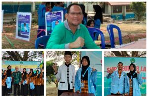 Pesta Demokrasi di bawah langit Sage Ala SMP Negeri 8 lahat