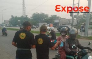 Kabut Asap Makin Mengganggu, BPM Pontianak Utara Ingatkan Warga Gunakan Masker