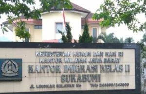 Keberadaan Warga Negara Asing (WNA) di Sukabumi Jadi Perhatian Serius Imigrasi Kelas I Non TPI Sukabumi.