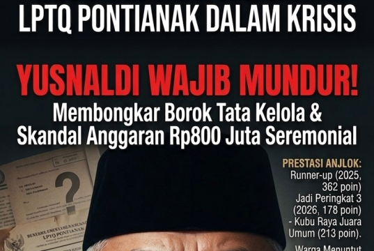 LPTQ Kota Pontianak Disorot Usai Anjloknya Prestasi pada MTQ XXXIV Kalimantan Barat