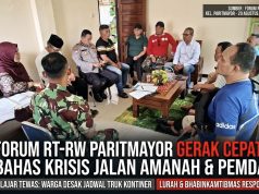 TRAGEDI PELAJAR TEWAS: Forum RT/RW Paritmayor Desak Pemkot Batasi Operasional Truk Roda 6 di Jalan Pemda dan Amanah