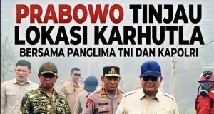 Langkah Cepat di Tengah Asap: Presiden Prabowo dan Pimpinan TNI-Polri Turun Langsung Pantau Karhutla Kalbar