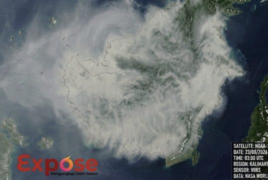 Langit Kalimantan Kian Meredup, Citra Satelit Ungkap Selimut Asap yang Membekap Paru-Paru Dunia