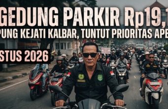 Anggaran Hiba Gedung Parkir Kejati Kalbar Rp19,1 Miliar Diserbu Massa, APBD Dinilai Salah Sasaran!