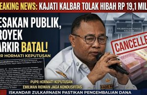 Respon Desakan Masyarakat, Dinas PUPR Kalbar Batalkan Kontrak Proyek Parkir Rp19,1 Miliar