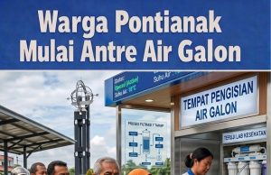 Krisis Air Bersih Dan Asap Semangkin Pekat Di Pontianak: Saat PDAM Asin dan Sungai Kering dan Depo Galon Jadi Tumpuan Hidup