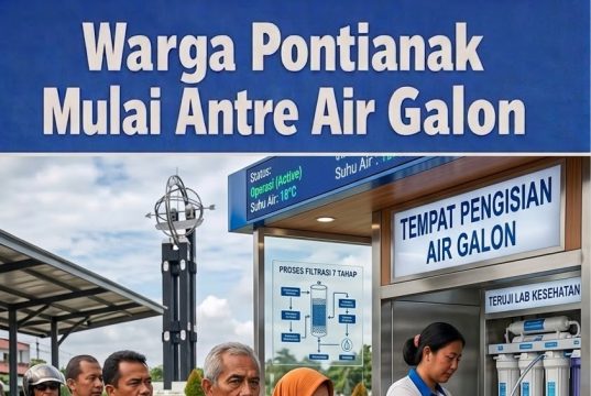 Krisis Air Bersih Dan Asap Semangkin Pekat Di Pontianak: Saat PDAM Asin dan Sungai Kering dan Depo Galon Jadi Tumpuan Hidup