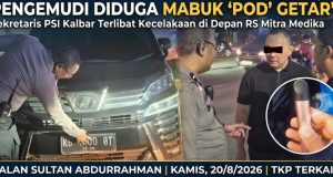 Mobil Mewah Toyota Vellfire Kader Partai PSI Tabrak Pemotor Hingga Terpental, Teka-Teki Kandungan ‘POD Getar’ Milik Pengemudi Diuji Polisi