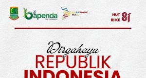 Kepala Bapenda Karawang Ucapkan Dirgahayu RI ke-81