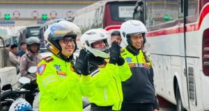 Polres Sukabumi Kawal Perjalanan 1.515 ASN Kemenag Sukabumi Ikuti Dzikir Akbar di Monas