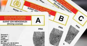 Polres Sukabumi Amankan HS (41) Pembuat Surat Izin Mengemudi (SIM) Palsu