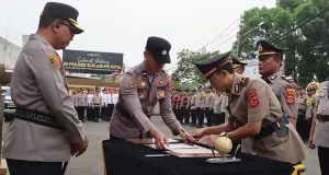 Rotasi Jabatan di Tubuh Polres Sukabumi Kota Sejumlah posisi Strategis Wakapolres, Kasat Hingga Kapolsek Resmi Berganti
