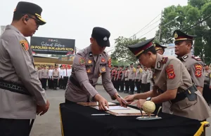 Rotasi Jabatan di Tubuh Polres Sukabumi Kota Sejumlah posisi Strategis Wakapolres, Kasat Hingga Kapolsek Resmi Berganti