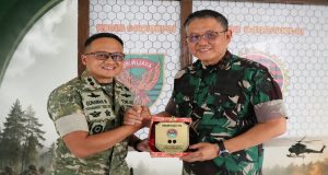 Dandim 0402/OKI Dampingi Danseskoad dalam Penyuluhan Karhutla dan KKL Wilhan Pasis Dikreg LXVIII