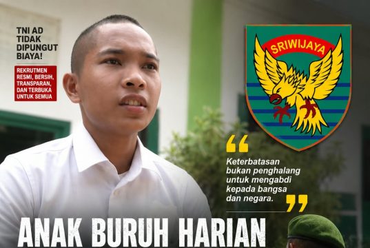 Anak Buruh Harian Lulus Caba TNI AD Tanpa Biaya, Bukti Kesempatan Terbuka bagi Semua