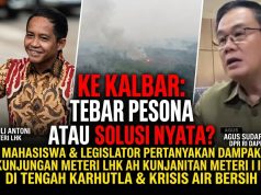 Untuk Apa Raja Juli Bolak Balik ke Kalimantan? Kalau Hanya Perjalanan Dinas, Tebar Pesona tanpa Solusi Konkret, hanya Omon-omon Kosong
