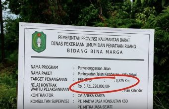 Jalan Mungil Berharga Fantastis: Menyingkap Kontroversi Proyek Kembayan–Balai Sebut, Panjang 375 Meter senilai Rp3,72 Miliar