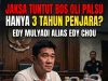 Dituntut 3 Tahun, Edy Chou Bos Oli Palsu Klaim Hanya Distributor: Kejati Kalbar Tegaskan Hukum Berjalan Transparan, Memicu Sorotan Publik Cukupkah untuk Bikin Jera?
