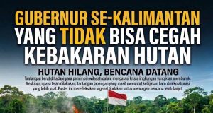 Hutan Hangus dan Rakyat Tercekik Asap: Gubernur Se-Kalimantan yang Tidak Bisa Cegah Kebakaran Hutan, Siapa yang Bertanggung Jawab?