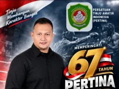 Hari Jadi Pertina ke-67,Ketua Pertina Sukabumi Serukan Semangat Pantang Menyerah Junjung Sportifitas